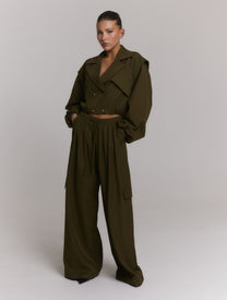 Bomber trenchcoat Laya | Army | Refined Department