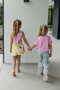 Boxy T-shirt ice cream | Podium pink | Sproet & Sprout