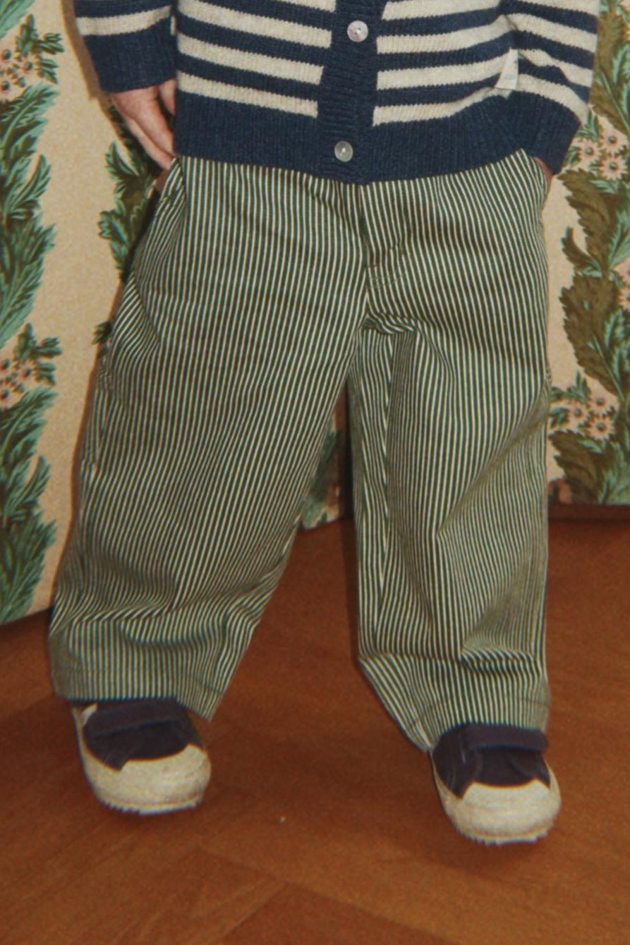Broek Luc | Milk Verte Stripe | Konges Sløjd