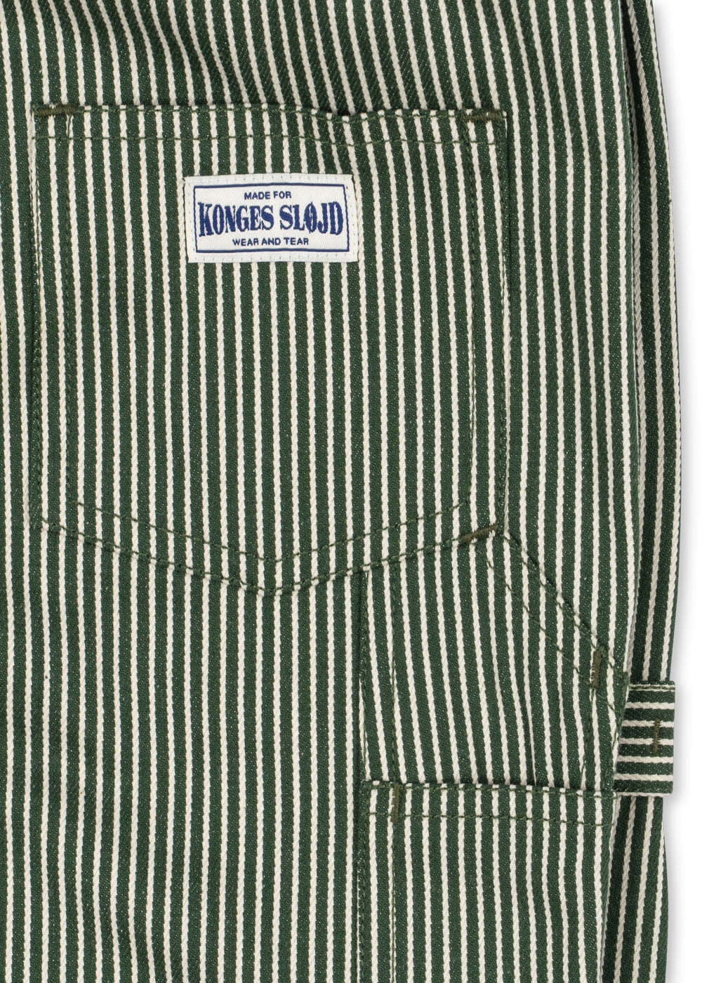 Broek Luc | Milk Verte Stripe | Konges Sløjd