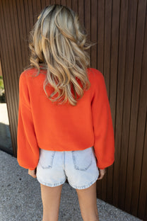 Cardigan Candy Cloud | Tomato | Studio Poespas