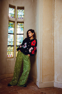 PRE-ORDER: Cardigan Jazz | Multi flower | Harper & Yve