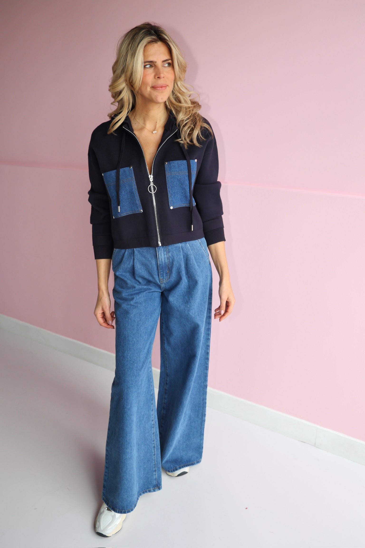 Cardigan Jett | Blue | Studio Amaya