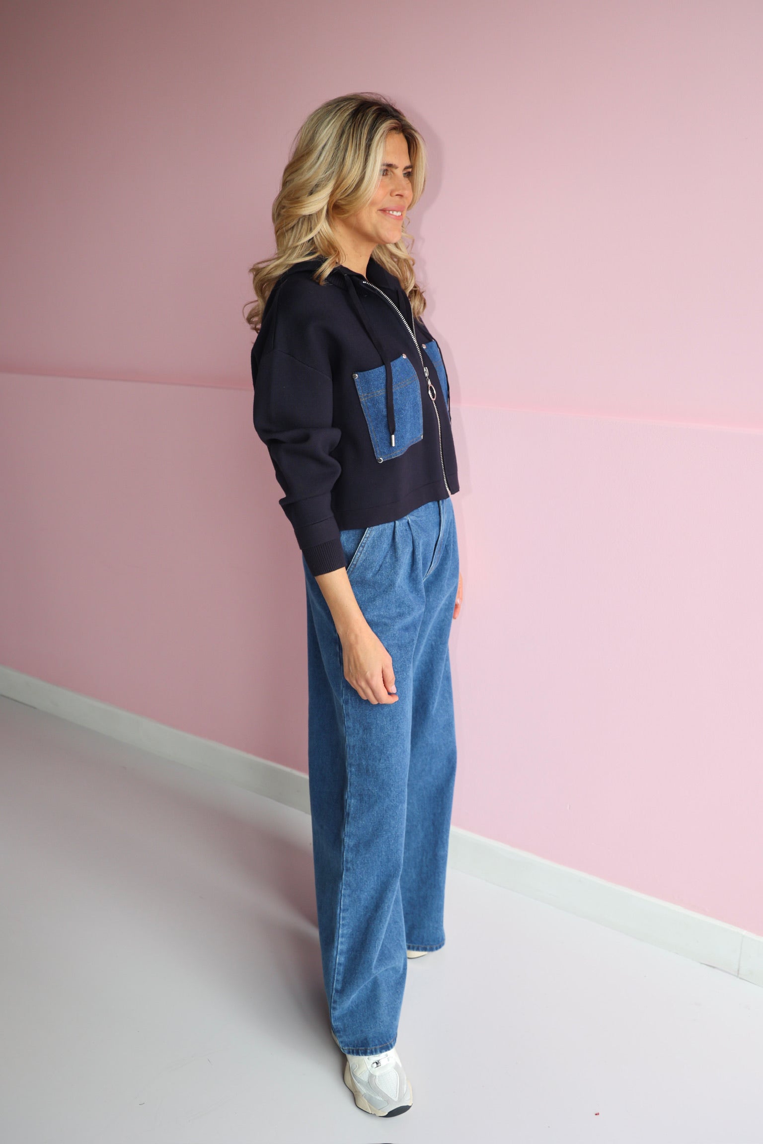 Cardigan Jett | Blue | Studio Amaya