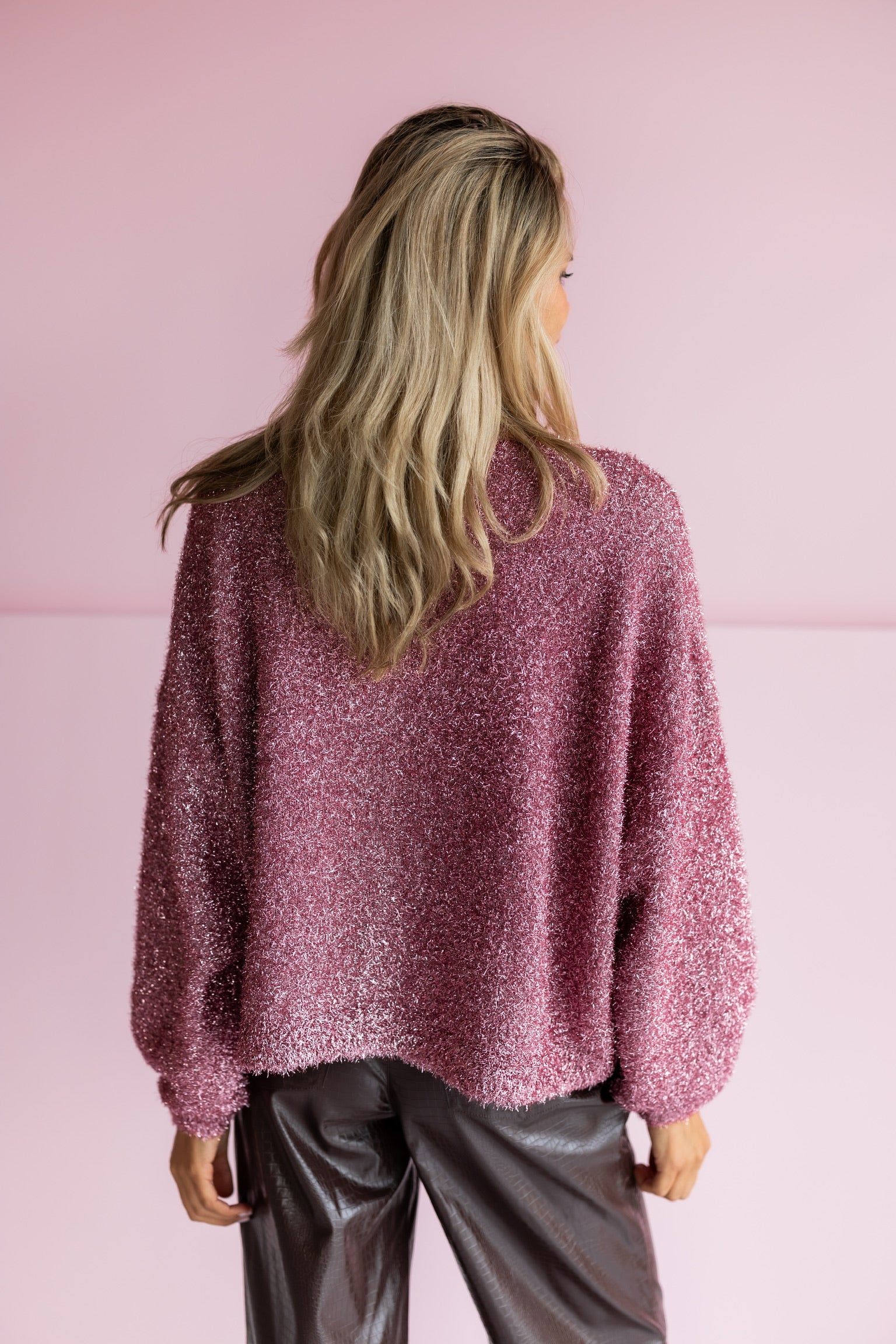 PRE-ORDER: Cardigan Partypopper | Pink | Studio Poespas