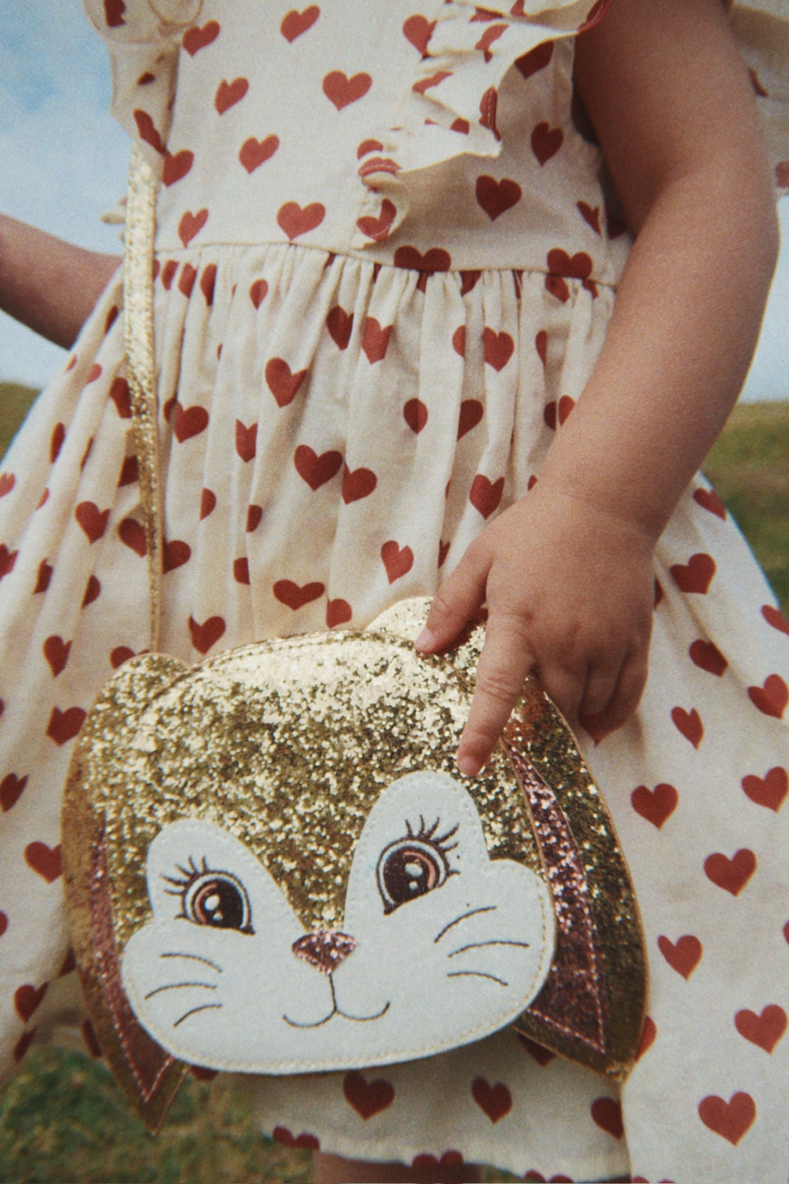 Cianna bow dress | Amour rouge | Konges Slojd