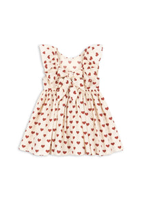 Cianna bow dress | Amour rouge | Konges Slojd