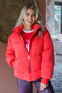 Coat Marly | Racing red | Harper & Yve