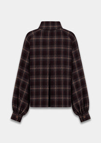 Coat Rylee | Tipsy red check | Harper & Yve