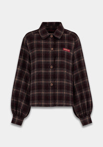 Coat Rylee | Tipsy red check | Harper & Yve