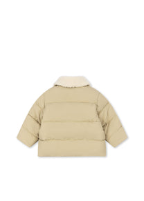 Collar jacket Alpi | Pale olive green | Konges Slojd