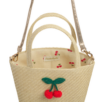 Crochet cherry basket bag | Rockahula