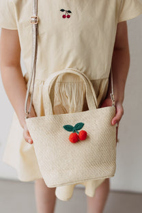 Crochet cherry basket bag | Rockahula