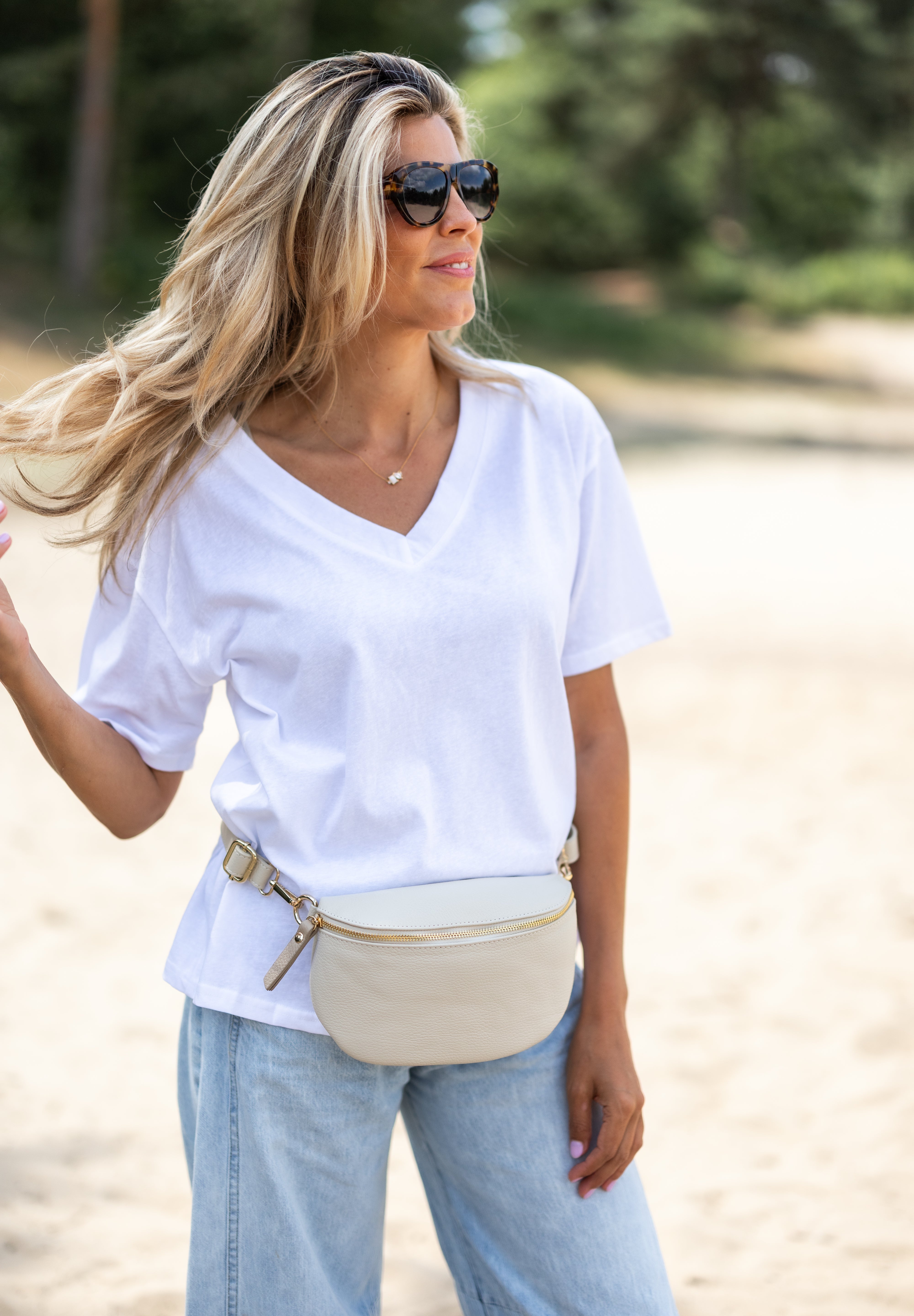 Cross body bag Becky | Latte | Studio Poespas