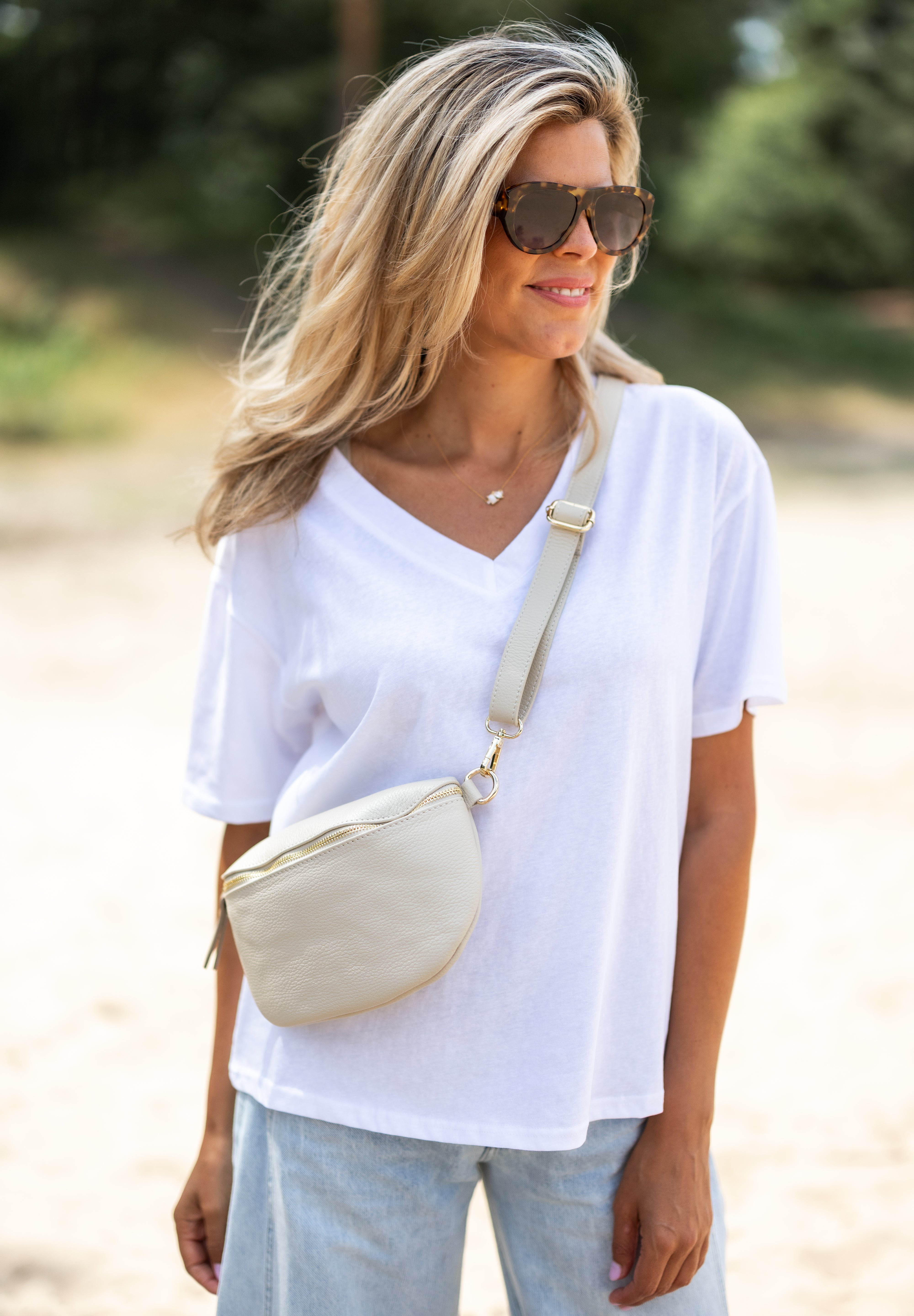 Cross body bag Becky | Latte | Studio Poespas
