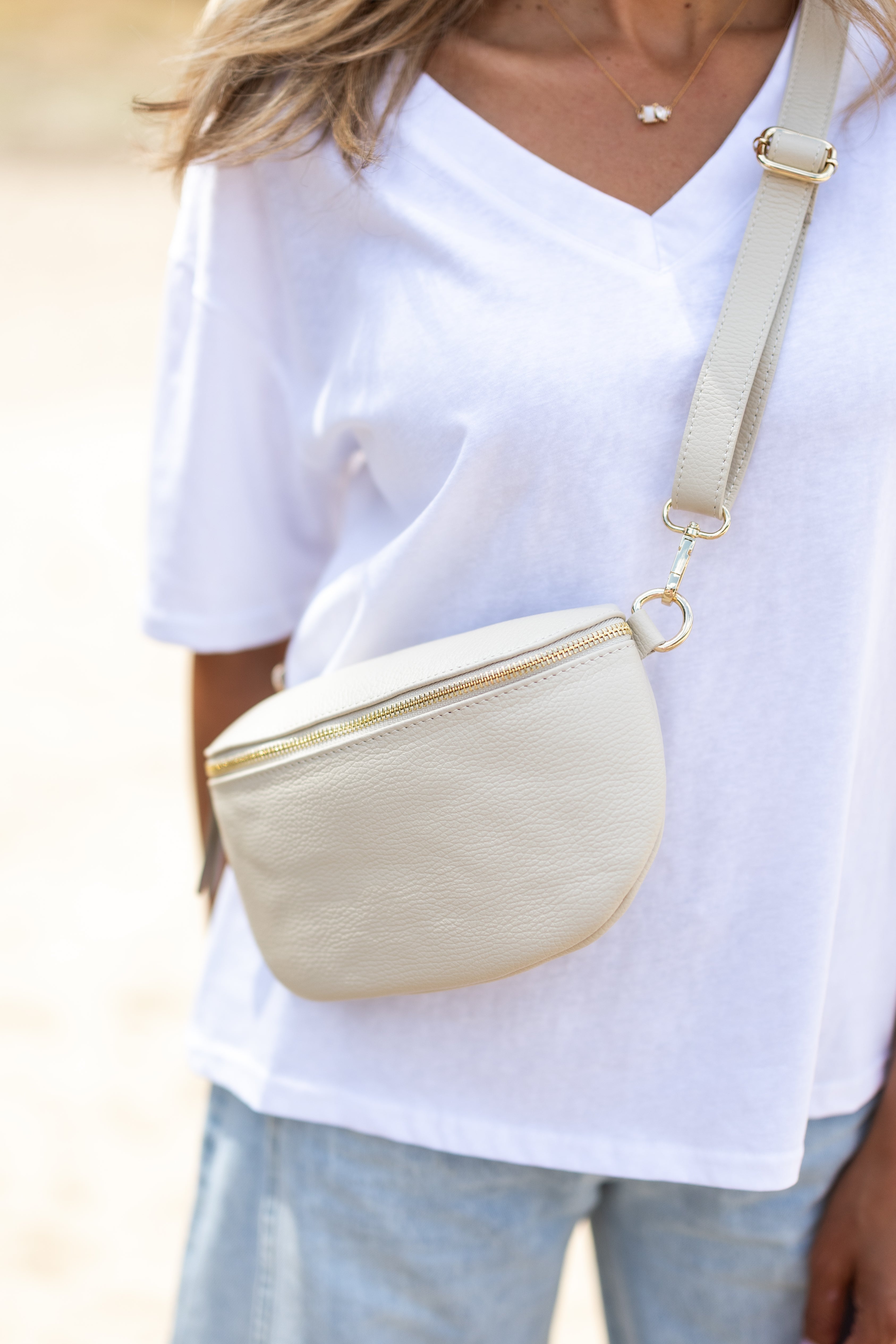 Cross body bag Becky | Latte | Studio Poespas