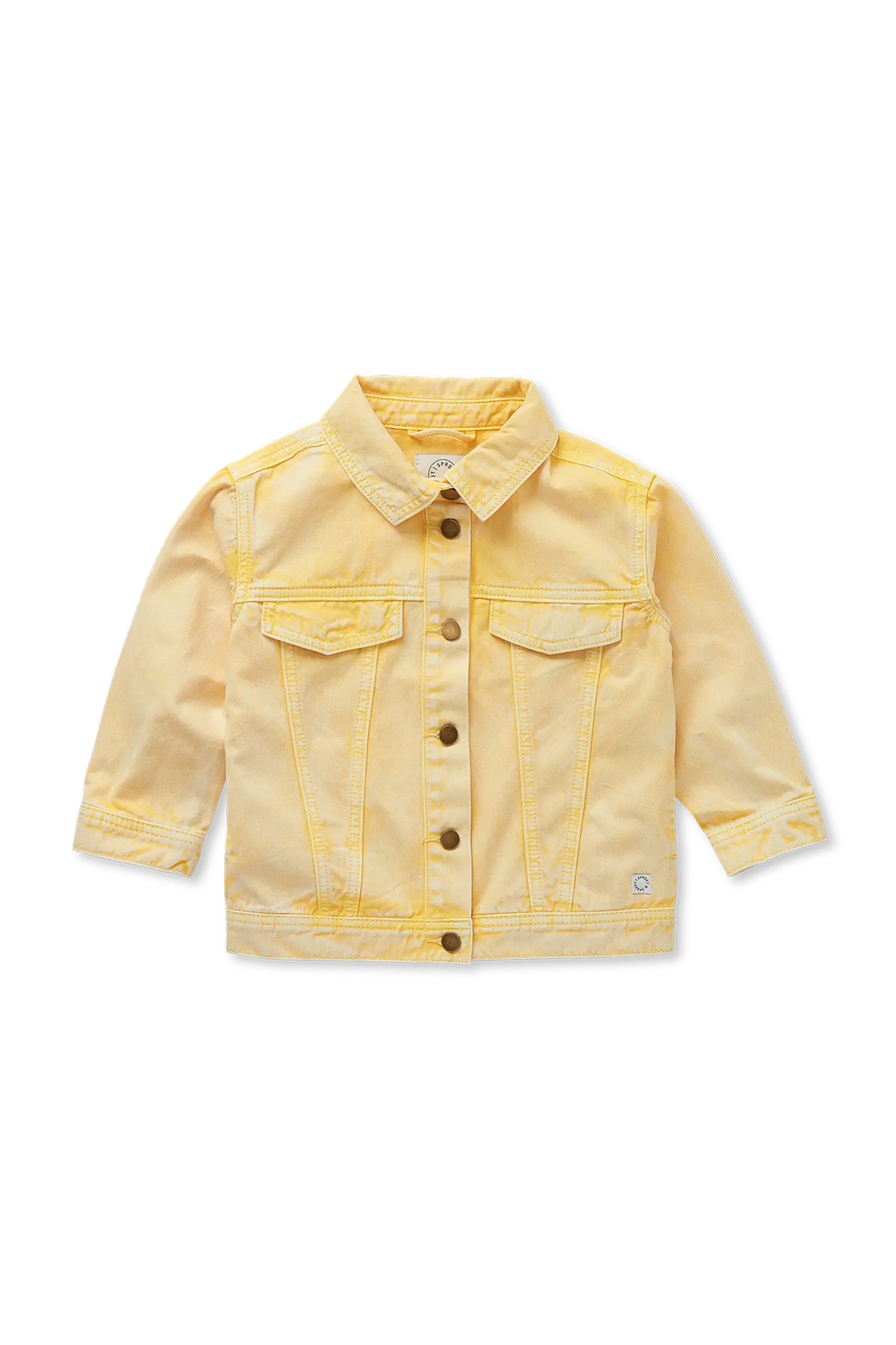 Denim jacket | Pastel yellow | Sproet & Sprout