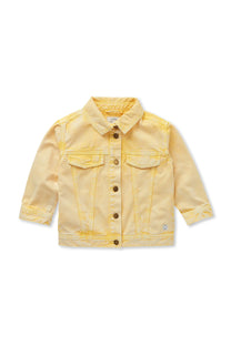 Denim jacket | Pastel yellow | Sproet & Sprout