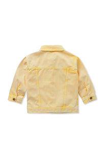 Denim jacket | Pastel yellow | Sproet & Sprout