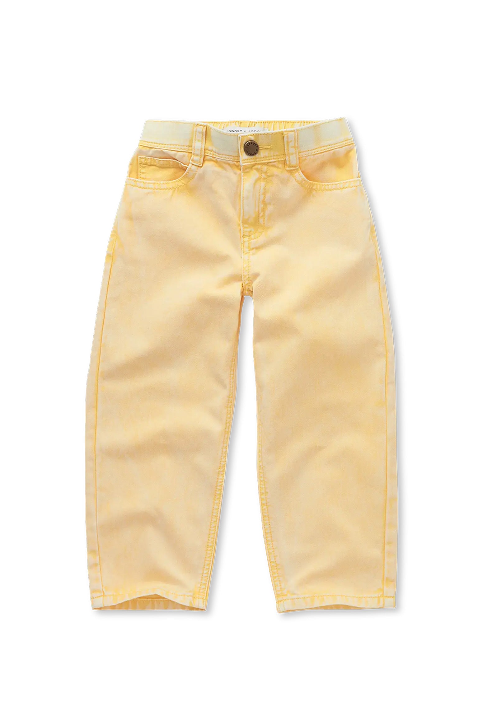 Denim pants yellow | Pastel yellow | Sproet & Sprout