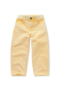 Denim pants yellow | Pastel yellow | Sproet & Sprout