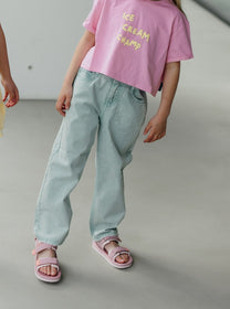 Denim pants green | Silt green | Sproet & Sprout