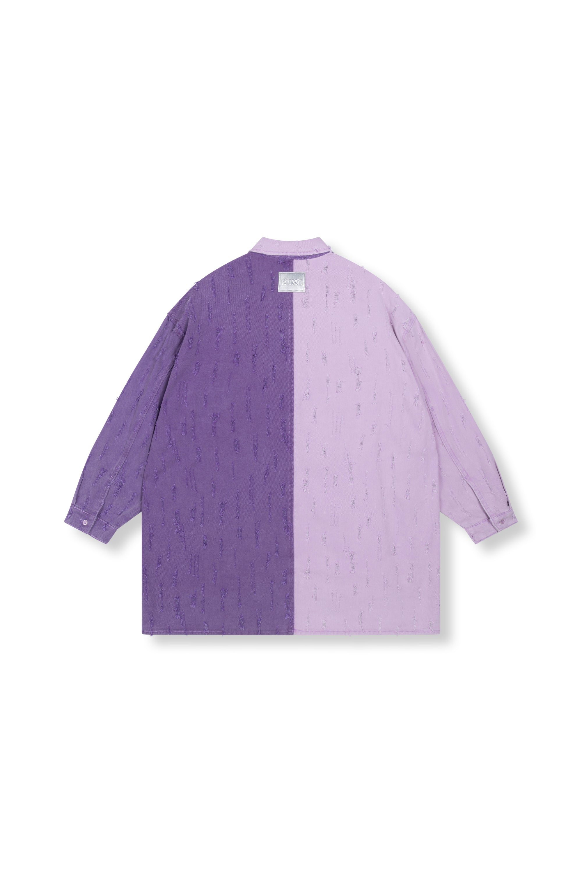 Denim blouse Lolay | Two colour purple | Refined Department