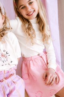 Denim skirt sproet print | Summer sorbet  | Sproet & Sprout