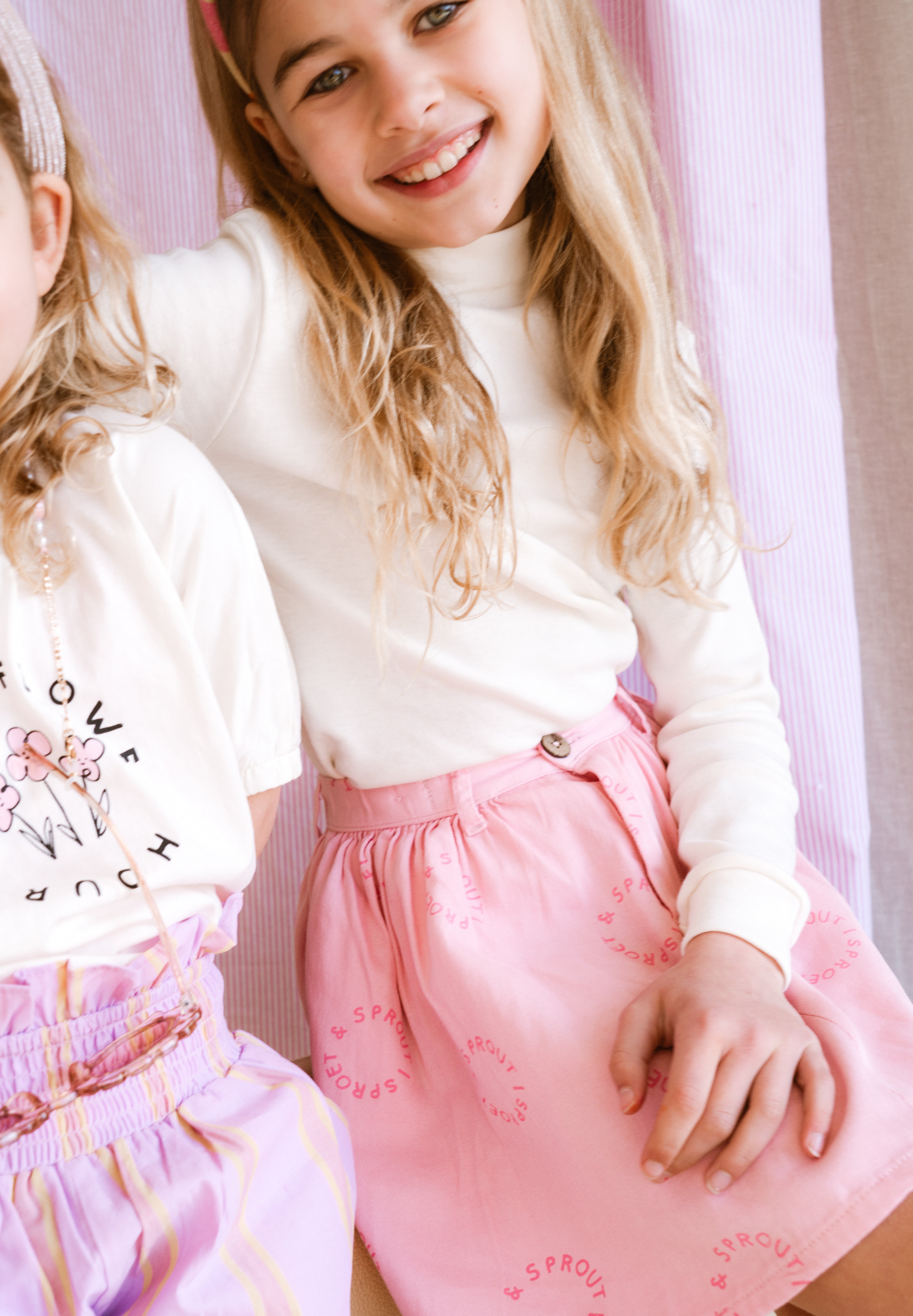 Denim skirt sproet print | Summer sorbet  | Sproet & Sprout