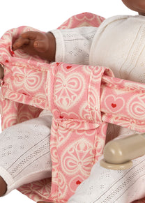 Doll table chair | Lacy pink | Konges Slojd