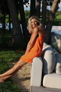 Dress Duo | Orange pink | Studio Poespas