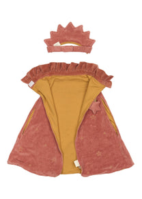 Dress-up cape and tiara | Ash rose | Fabelab