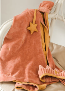 Dress-up cape and tiara | Ash rose | Fabelab