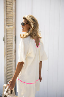 Dress Bon bini | Ecru | Studio Poespas