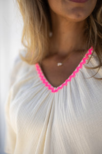 Dress Bon bini | Ecru | Studio Poespas