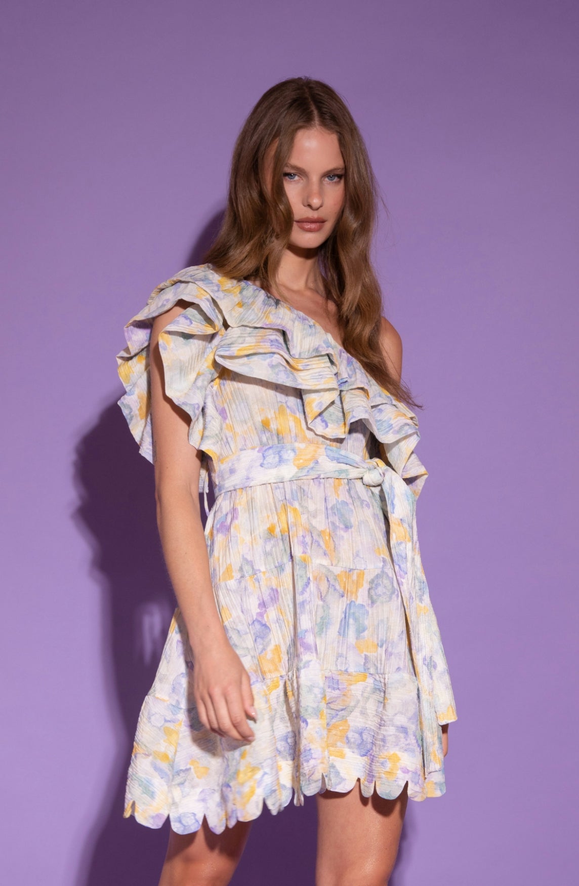 Dress Clover | Light blue | Amaya Amsterdam