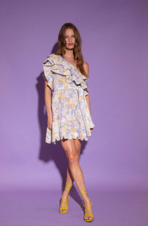 Dress Clover | Light blue | Amaya Amsterdam