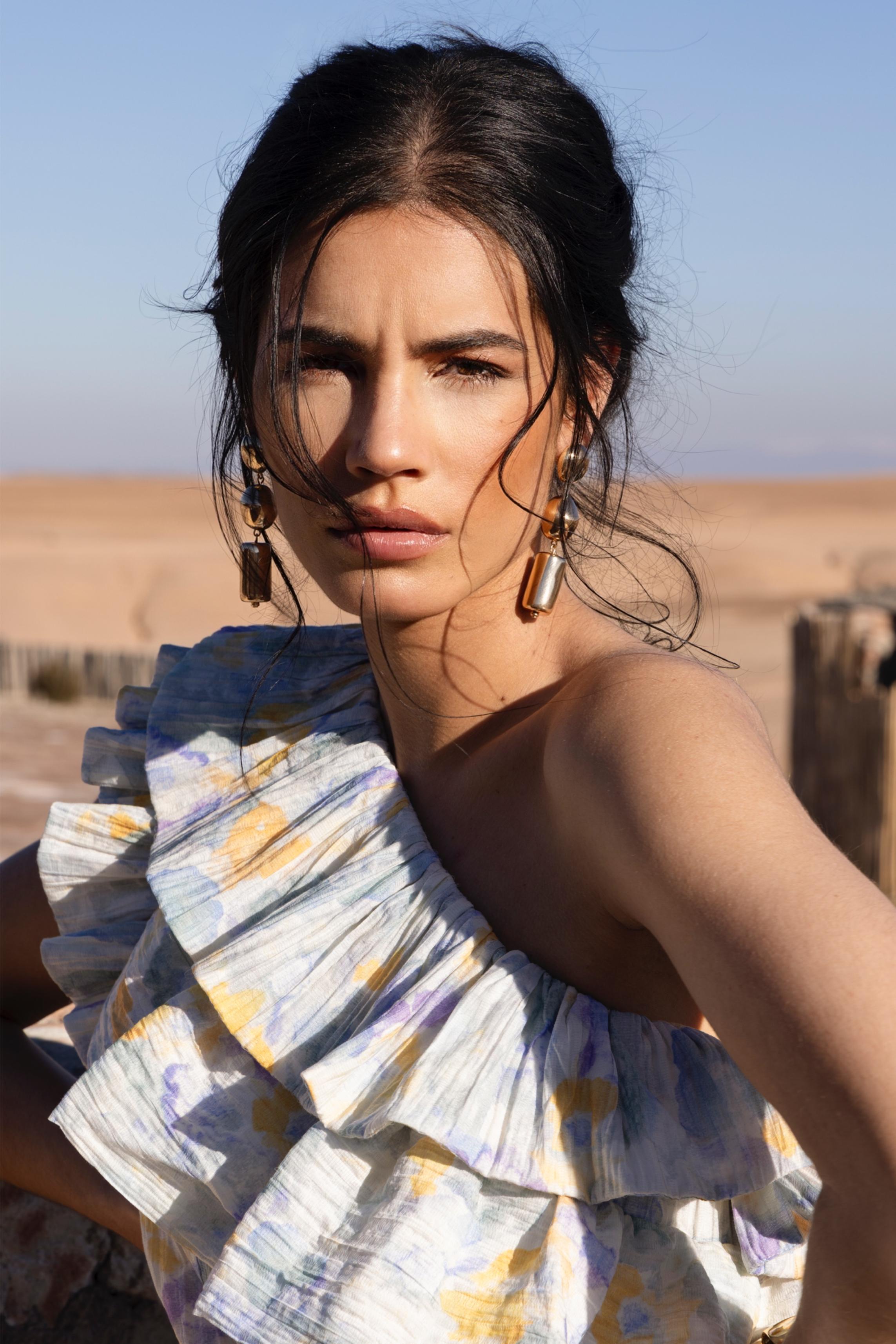 Dress Clover | Light blue | Amaya Amsterdam