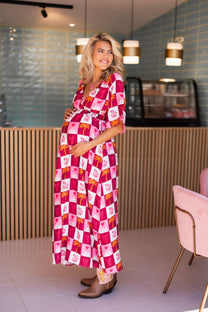 Maxi dress Kim  | Multicolor | Je m’appelle x Poespas