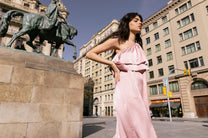 Dress Linne | Light pink | Studio Amaya
