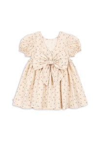 Evia bow dress | rise d'etè | Konges Slojd
