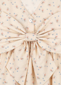 Evia bow dress | rise d'etè | Konges Slojd