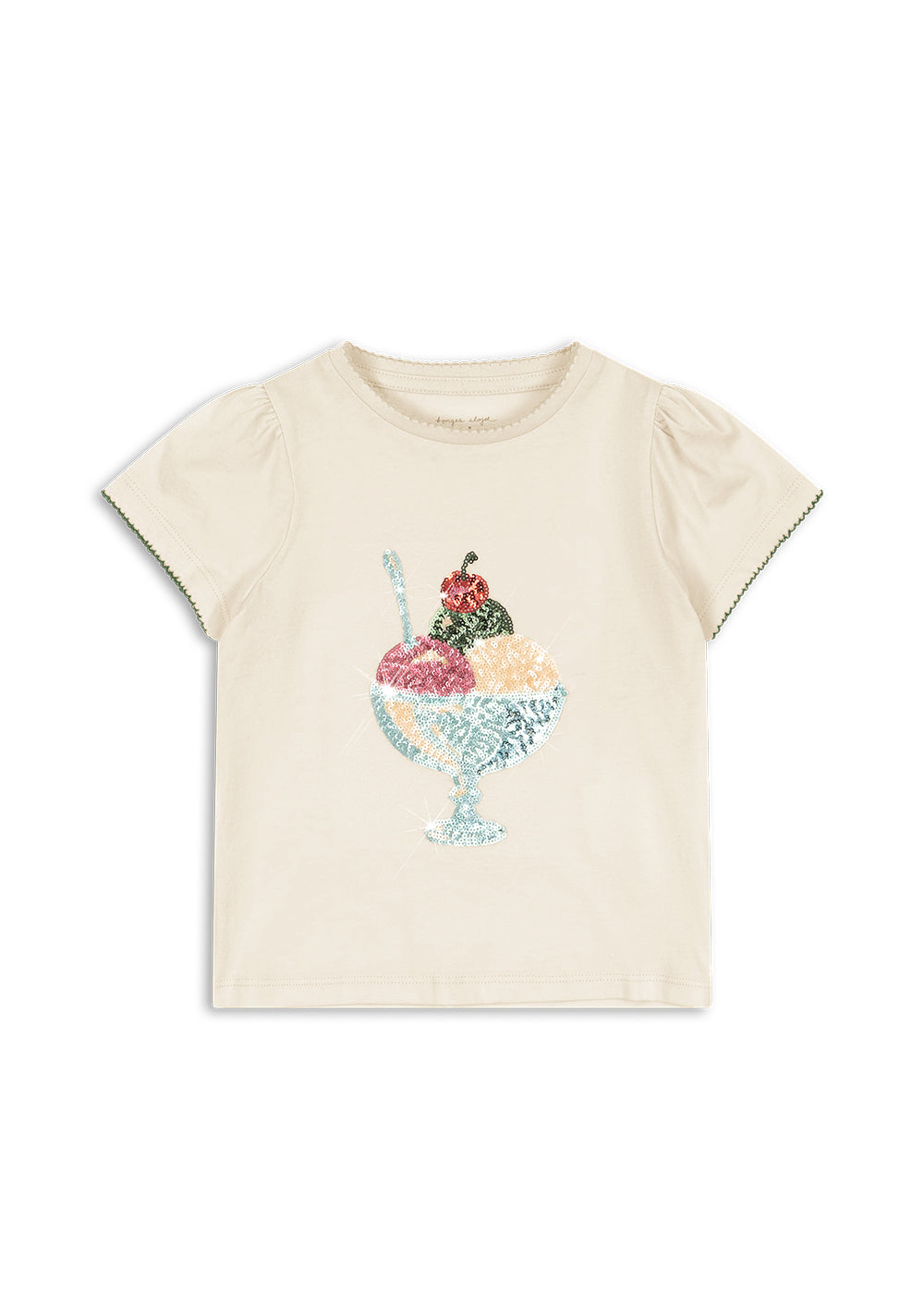 Famo puff tee gots | Buttercream | Konges Slojd