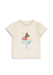Famo puff tee gots | Buttercream | Konges Slojd