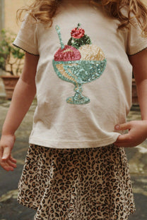 Famo puff tee gots | Buttercream | Konges Slojd