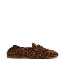 Flat shoe Newbury | Leopard suede | Steve Madden