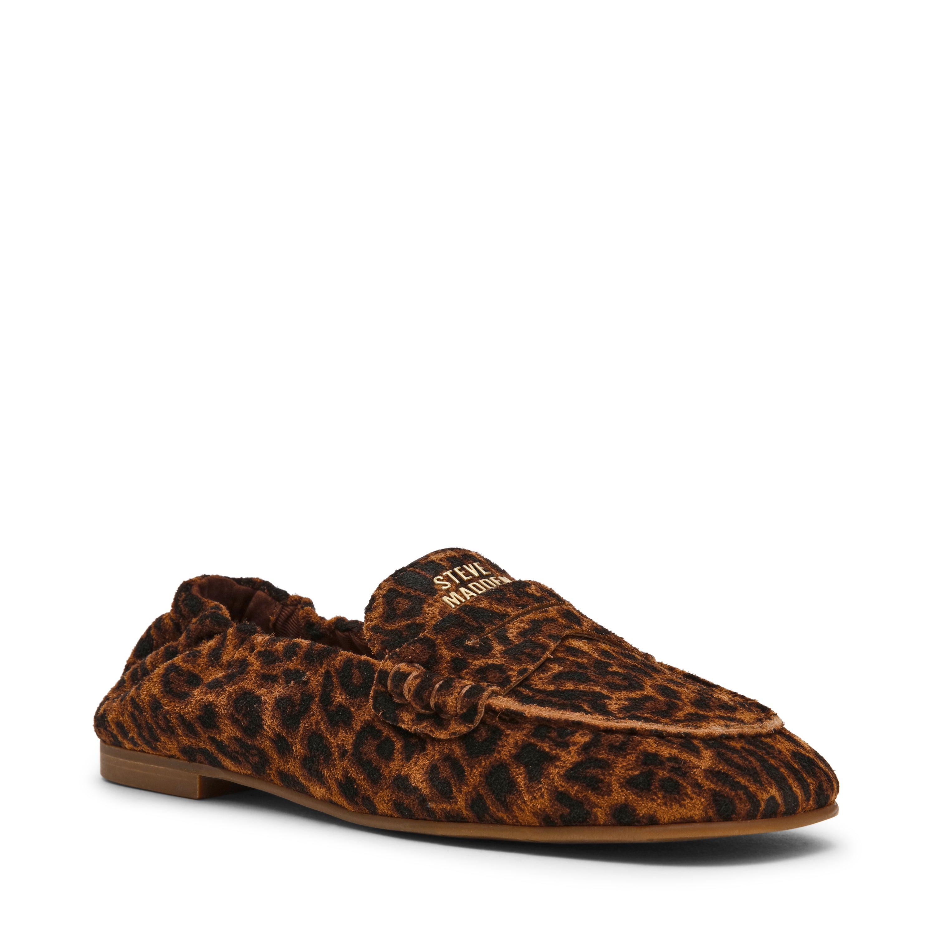 Flat shoe Newbury | Leopard suede | Steve Madden