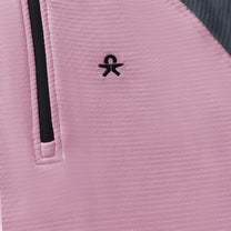 Fleecetrui Stretch Colorblock | Mauve Mist | Color Kids