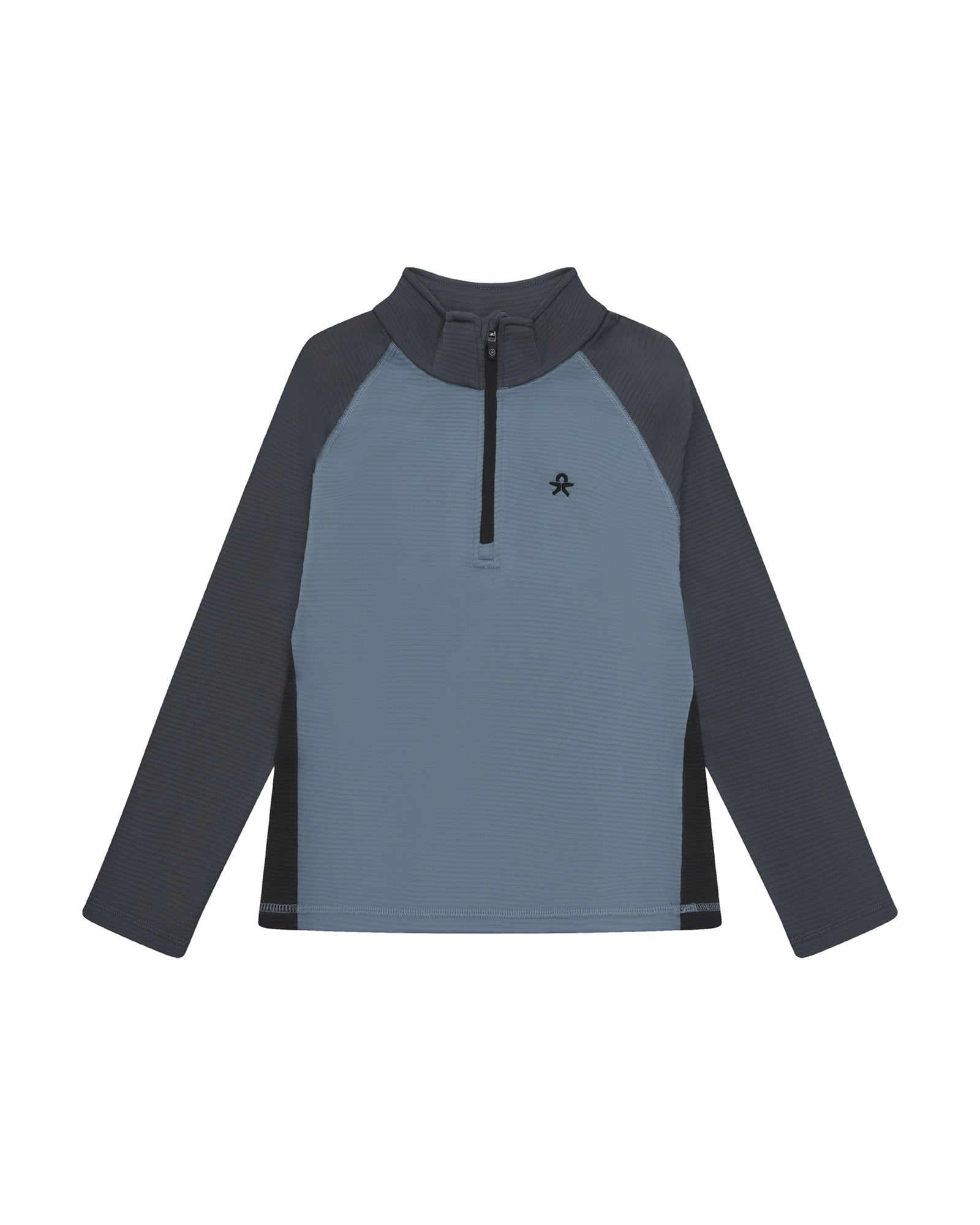 Fleecetrui Stretch Colorblock | Windward Blue | Color Kids