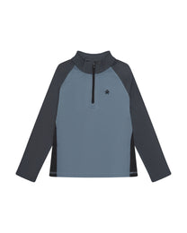 Fleecetrui Stretch Colorblock | Windward Blue | Color Kids